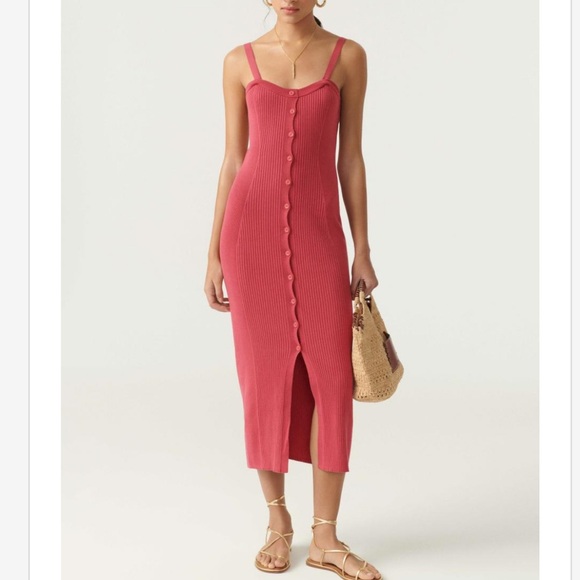 BA&SH pink dress NWT size 1 / S - Picture 1 of 8